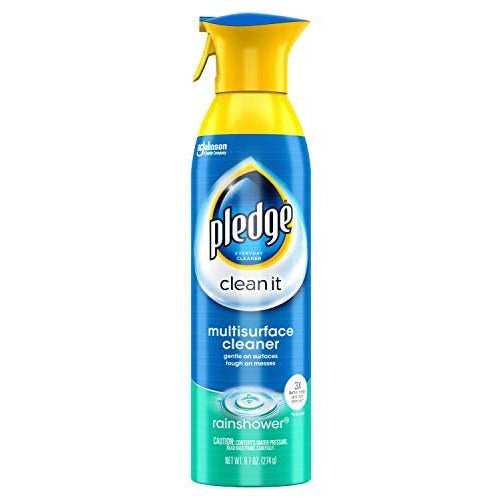 Pledge 72416 9.7-oz Rain shower scent Multi surPledge 72416 9.7-oz Rain shower scent Multi surface spray cleaner Pack of 3face spray cleaner Pack of 3