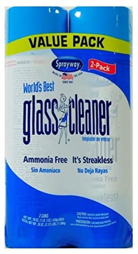 Sprayway Glass Cleaner Ammonia Free Aerosol - 19oz