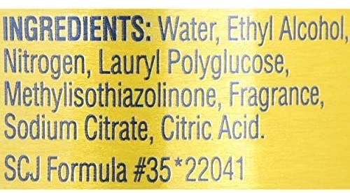 Pledge 72416 9.7-oz Rain shower scent Multi surPledge 72416 9.7-oz Rain shower scent Multi surface spray cleaner Pack of 3face spray cleaner Pack of 3