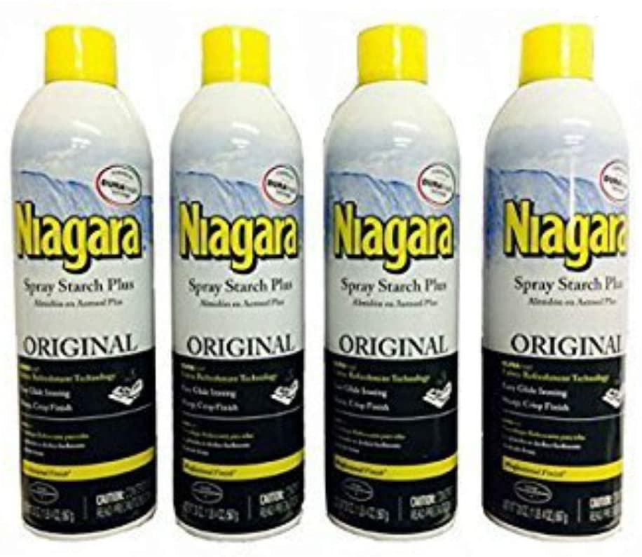 Niagara Spray Starch Plus 20oz - Original with DURAfresh Technology (4-Pack)