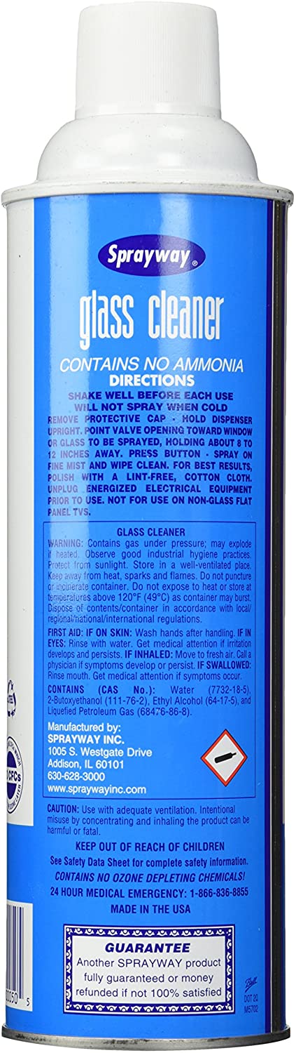 Sprayway Glass Cleaner 19 Oz 1 Pack (Packaging May Vary)