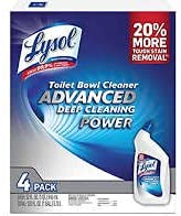 Lysol Power Toilet Bowl Cleaner (Pack of 4)