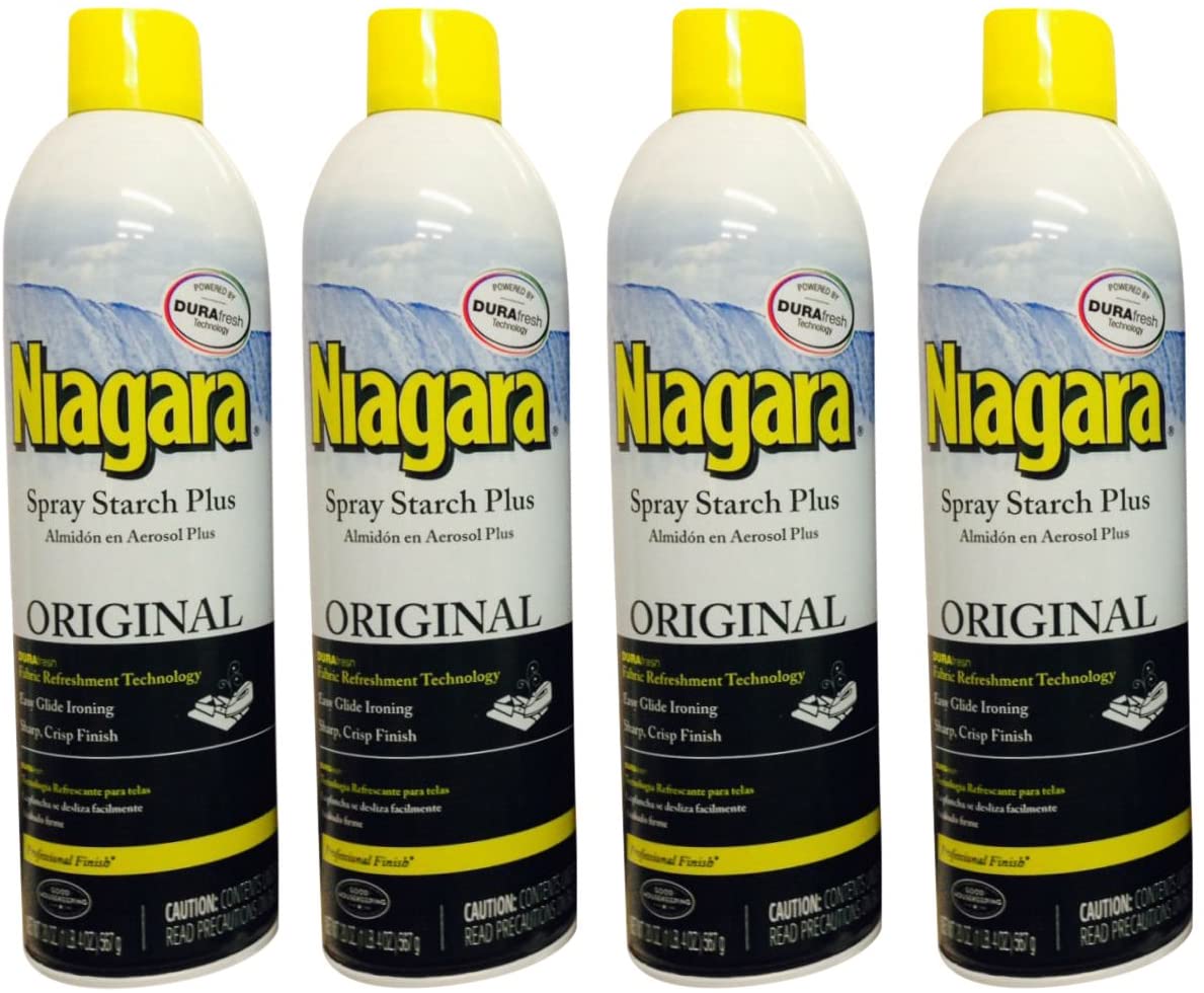 Niagara Spray Starch Crisp Finish, Sharp Look Without Excess Stiffness