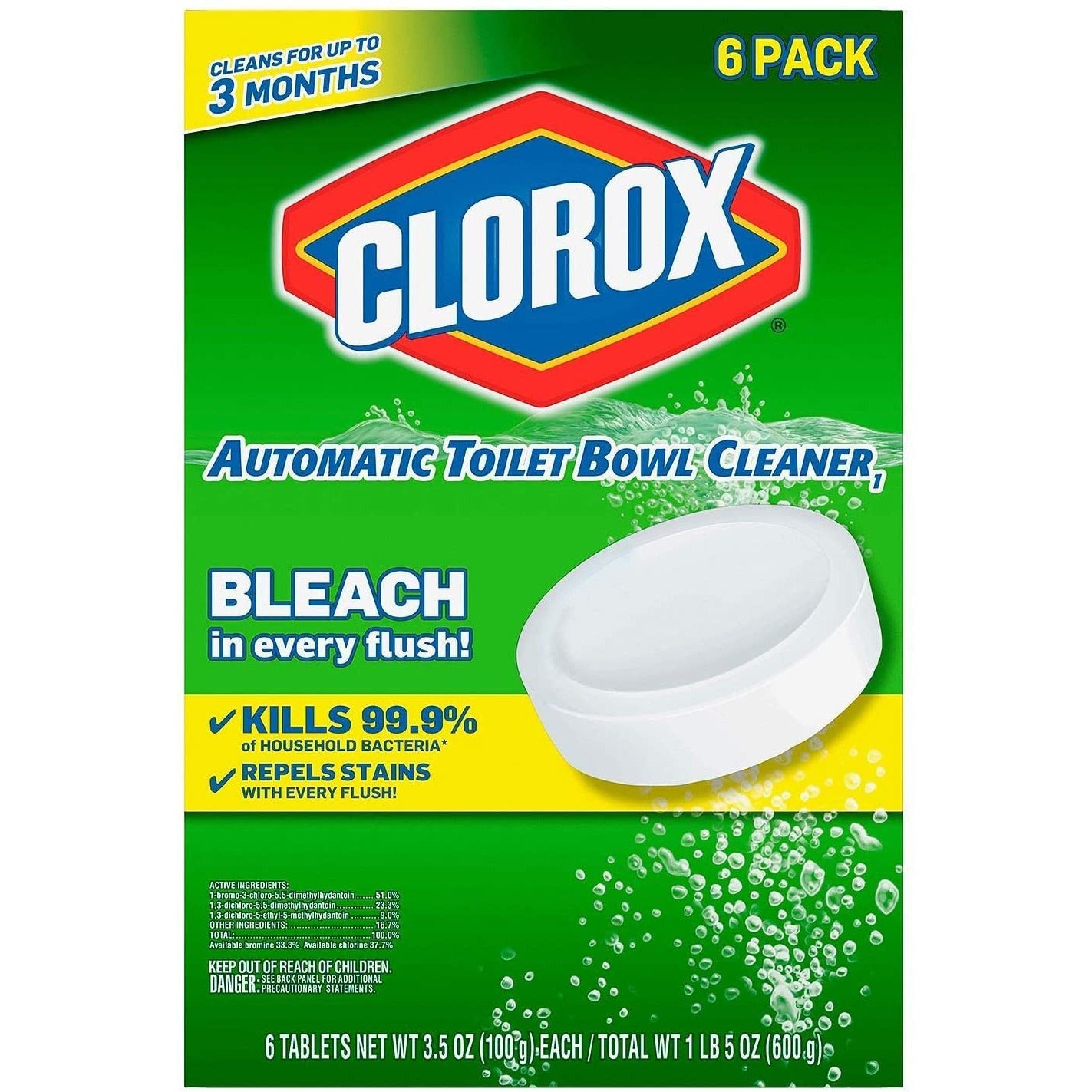 Clorox Automatic Toilet Bowl Cleaner (3.5 oz., 6 pk.) (pack of 2)